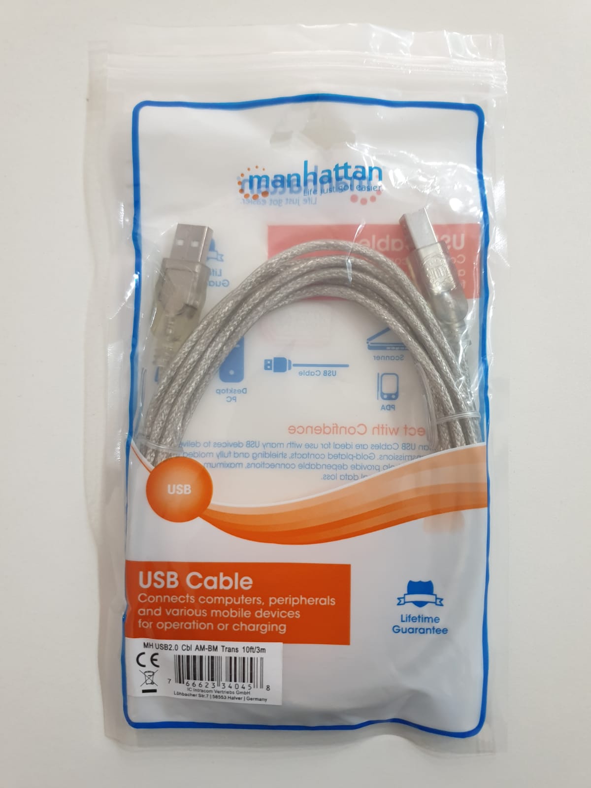 Cabo Manhattan usb para usb-b